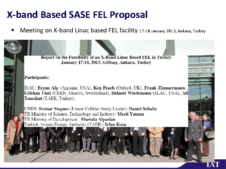 X-band Based SASE FEL Proposal § Meeting on X‐band Linac based FEL facility 17‐