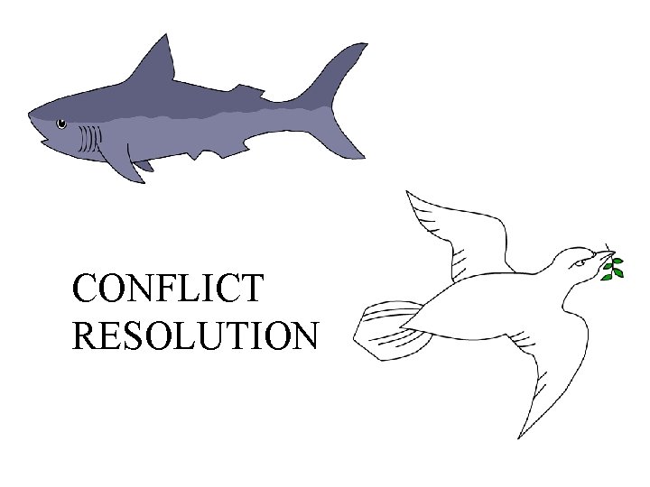 CONFLICT RESOLUTION 
