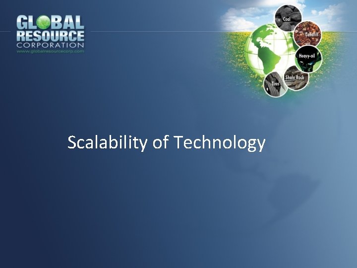 Scalability of Technology 