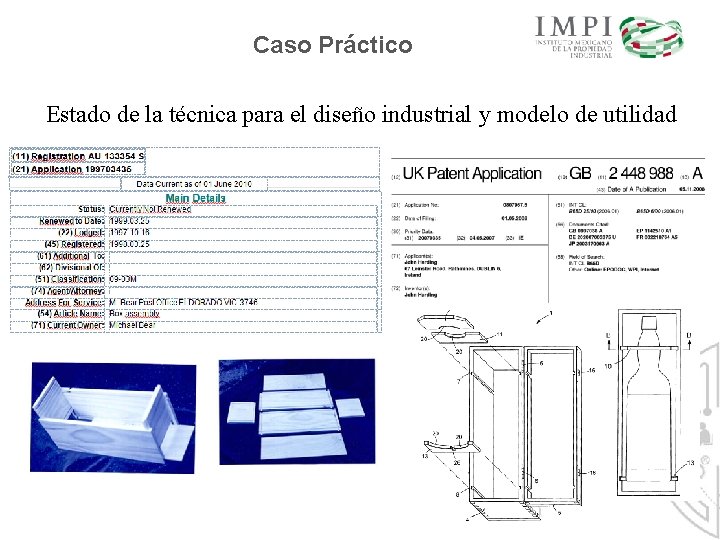 Caso Práctico Estado de la técnica para el diseño industrial y modelo de utilidad