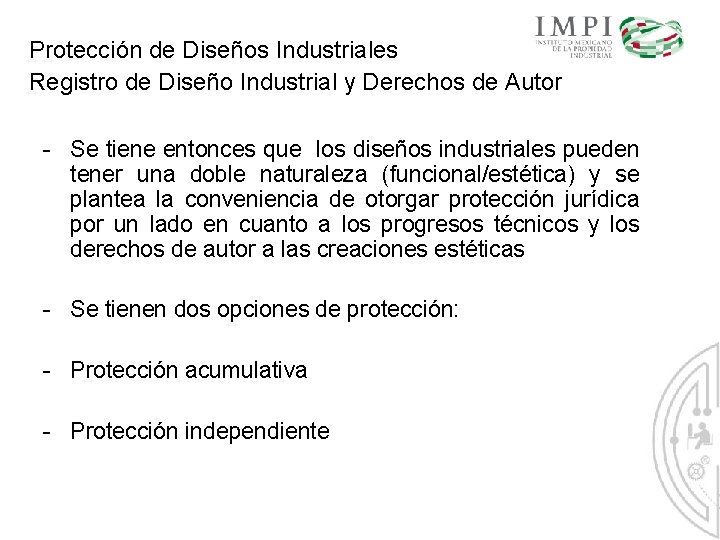 Protección de Diseños Industriales Registro de Diseño Industrial y Derechos de Autor - Se