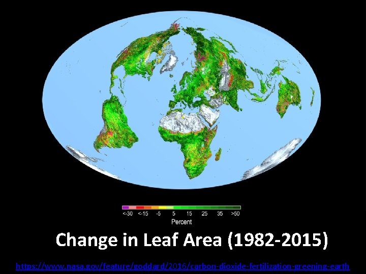 Change in Leaf Area (1982 -2015) https: //www. nasa. gov/feature/goddard/2016/carbon-dioxide-fertilization-greening-earth 
