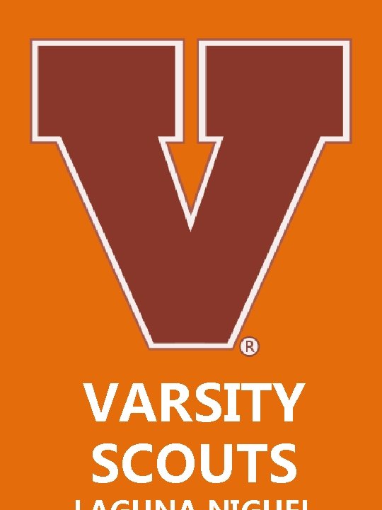 VARSITY SCOUTS VARSITY SCOUTS