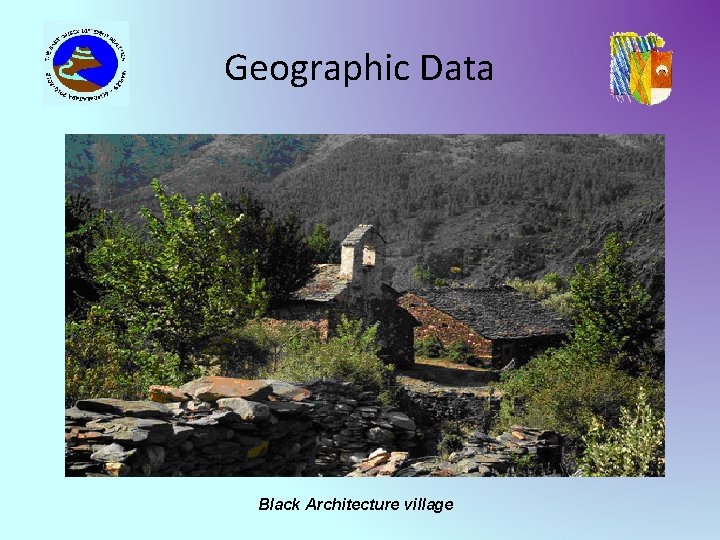 Geographic Data Black Architecture village 
