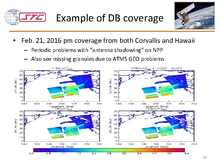Example of DB coverage • Feb. 21, 2016 pm coverage from both Corvallis and