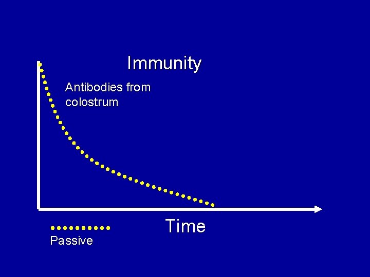 Immunity Antibodies from colostrum Passive Time 