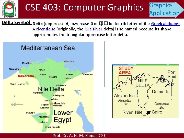 CSE 403: Computer Graphics Application Delta Symbol: Delta (uppercase Δ, lowercase δ or ��