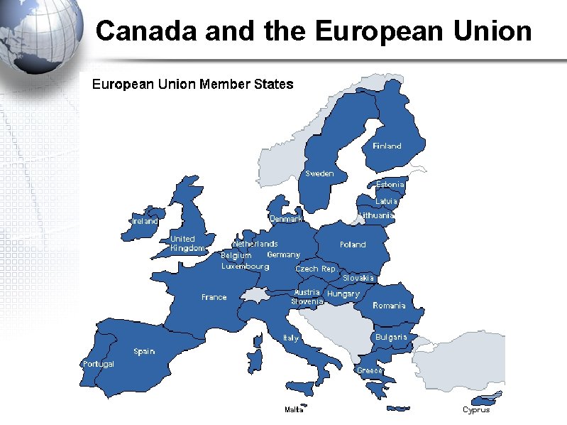 Canada and the European Union 