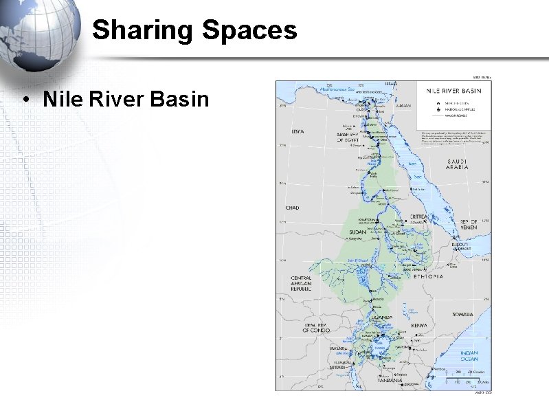 Sharing Spaces • Nile River Basin 