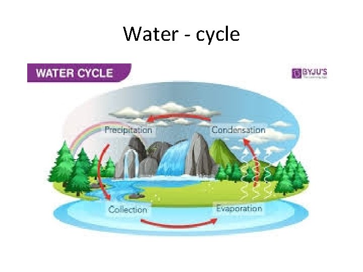 Water - cycle 