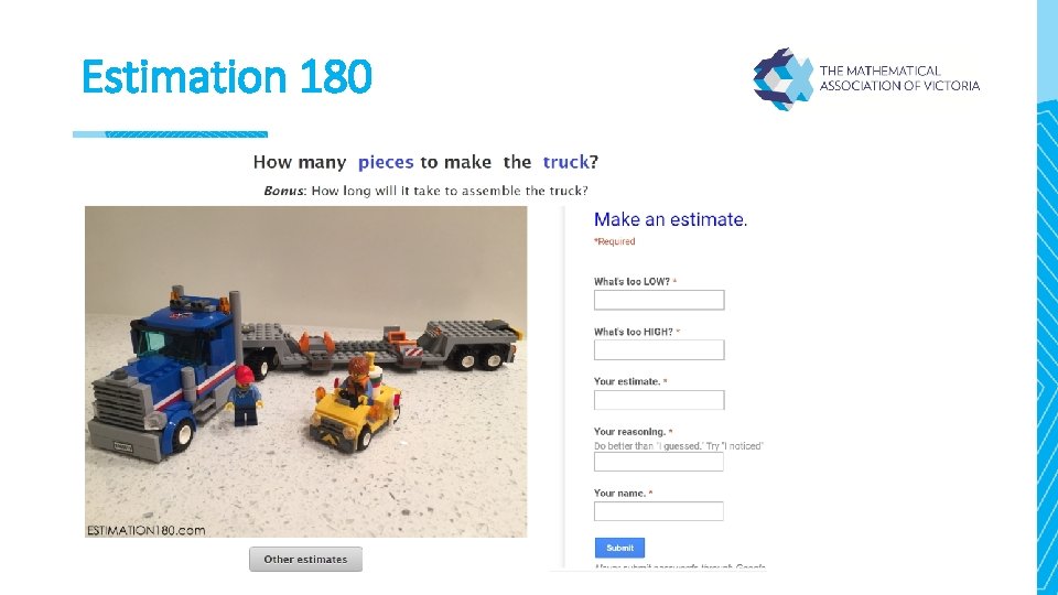 Estimation 180 Estimation 180