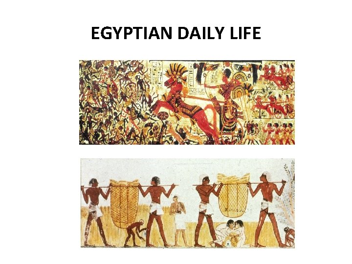 EGYPTIAN DAILY LIFE 