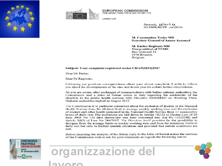 organizzazione del organizzazione del