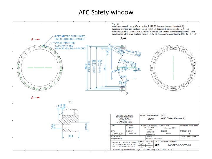 AFC Safety window 