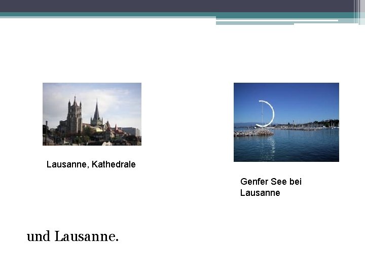 Lausanne, Kathedrale Genfer See bei Lausanne und Lausanne. 