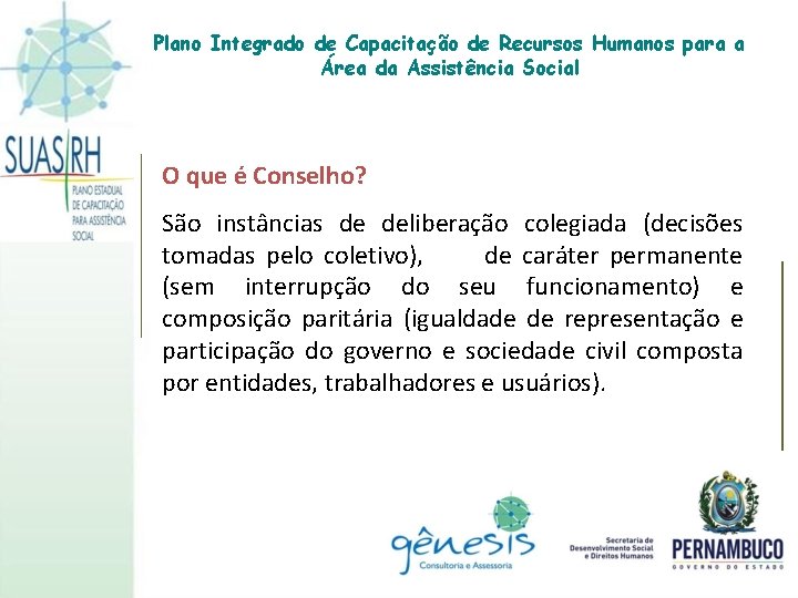 Plano Integrado de Capacitao de Recursos Humanos para