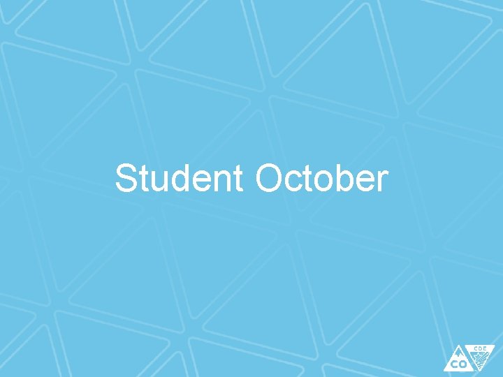 Student October 