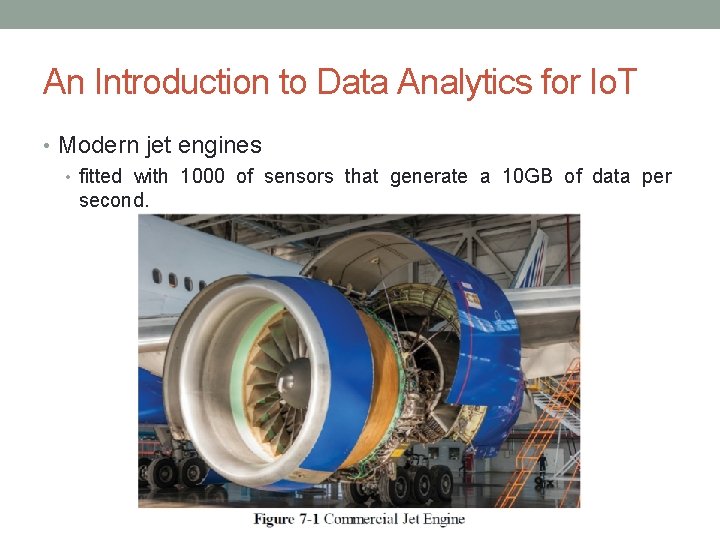 An Introduction to Data Analytics for Io. T • Modern jet engines • fitted