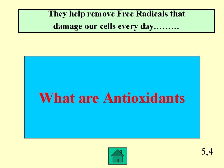 They help remove Free Radicals that damage our cells every day……… What are Antioxidants