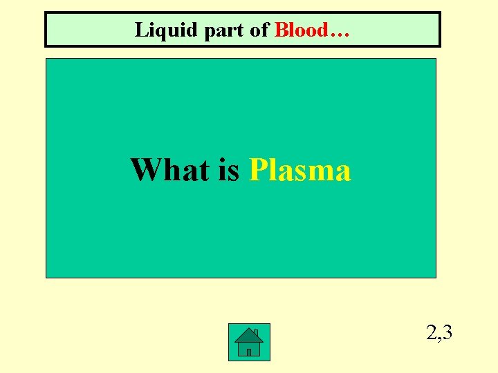 Liquid part of Blood… What is Plasma 2, 3 