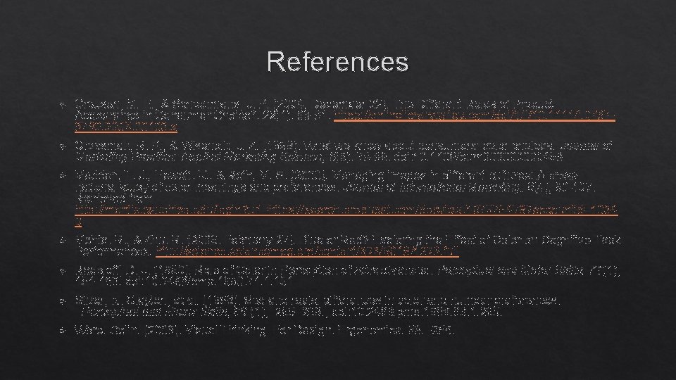 References Creusen, M. E. , & Schoormans, J. P. (2004, December 22). The Different References Creusen, M. E. , & Schoormans, J. P. (2004, December 22). The Different