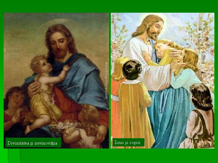 Divinitatea şi nevinovăţia Iisus şi copiii 
