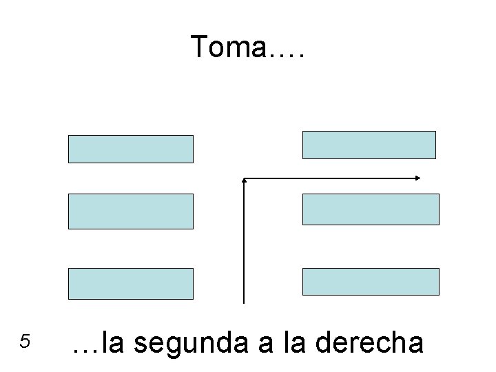 Toma…. 5 …la segunda a la derecha 