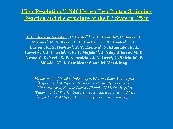 High Resolution 148 Nd(3 He, nγ) Two Proton Stripping Reaction and the structure of