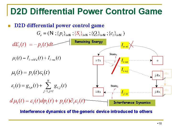 D 2 D Differential Power Control Game n D 2 D differential power control D 2 D Differential Power Control Game n D 2 D differential power control