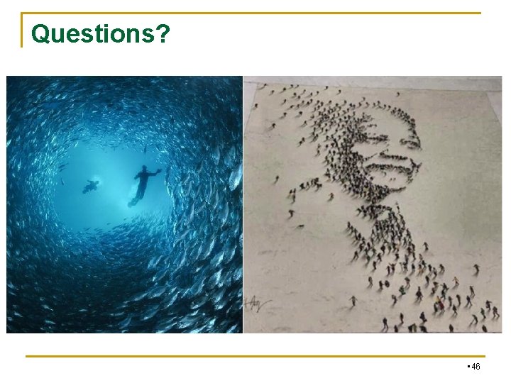 Questions? • 46 Questions? • 46