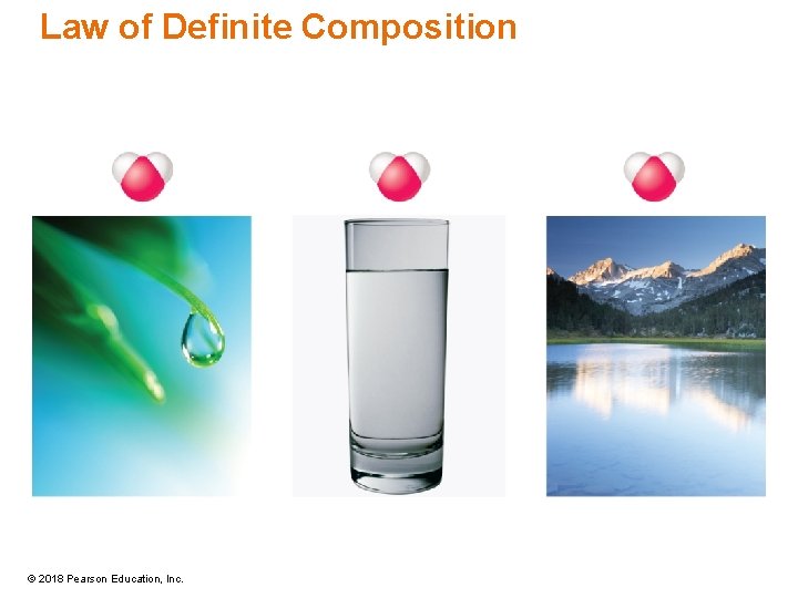 Law of Definite Composition © 2018 Pearson Education, Inc. 