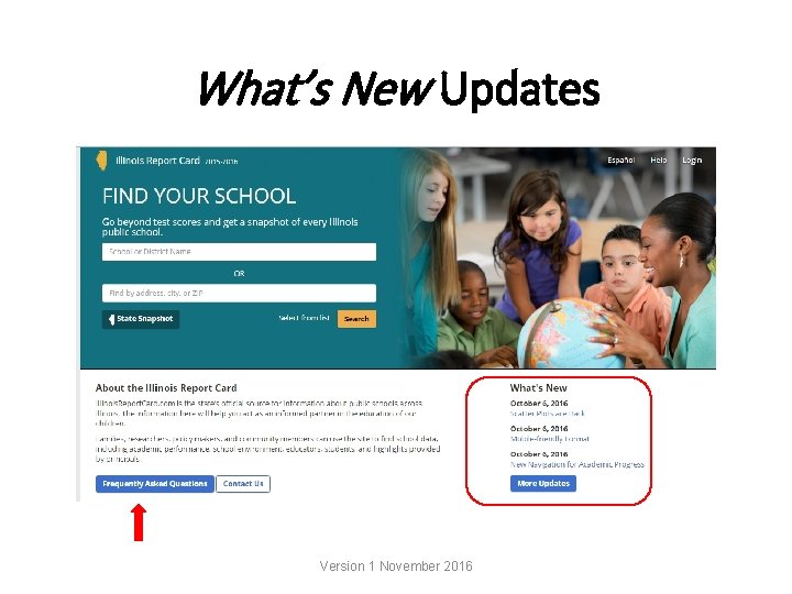 What’s New Updates Version 1 November 2016 