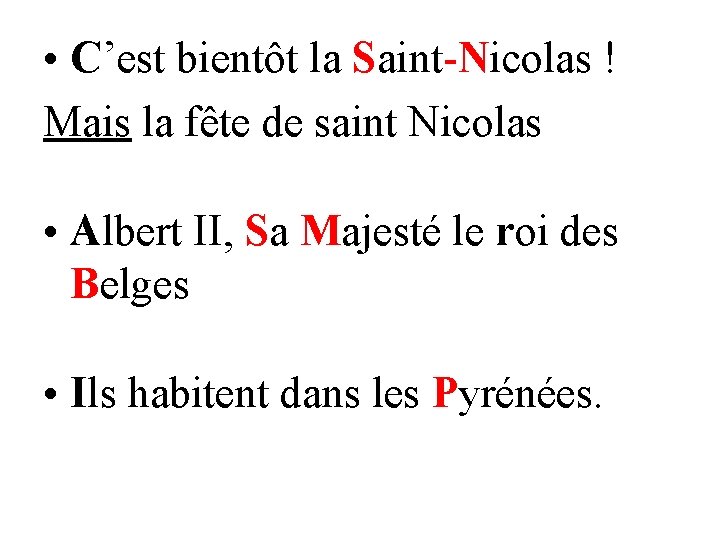  • C’est bientôt la Saint-Nicolas ! Mais la fête de saint Nicolas •