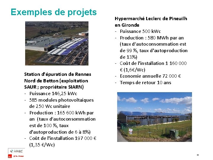 Exemples de projets Station d'épuration de Rennes Nord de Betton (exploitation SAUR ; propriétaire