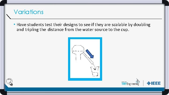 Variations • Have students test their designs to see if they are scalable by