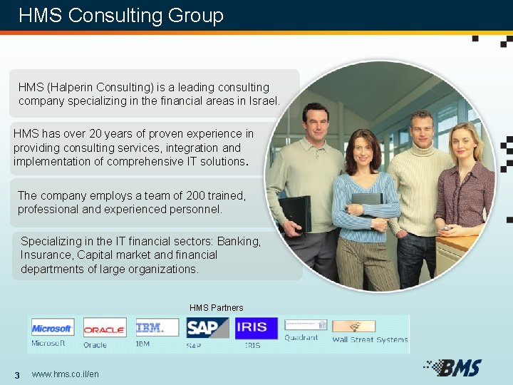 HMS Consulting Group HMS (Halperin Consulting) is a leading consulting company specializing in the