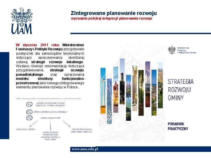 Zintegrowane planowanie rozwoju wyzwania polskiej integracji planowania rozwoju W styczniu 2011 roku Ministerstwo Funduszy