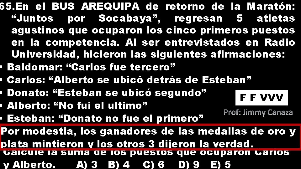 65. En el BUS AREQUIPA de retorno de la Maratón: “Juntos por Socabaya”, regresan