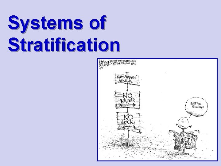 Systems of Stratification 