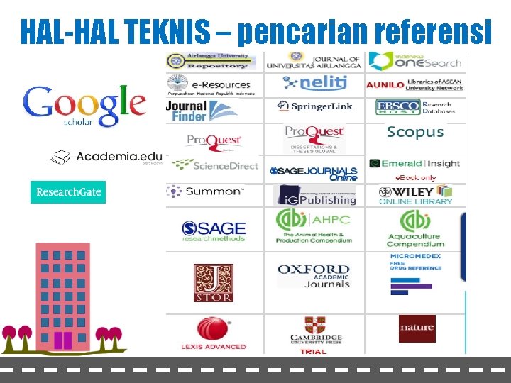 HAL-HAL TEKNIS – pencarian referensi 