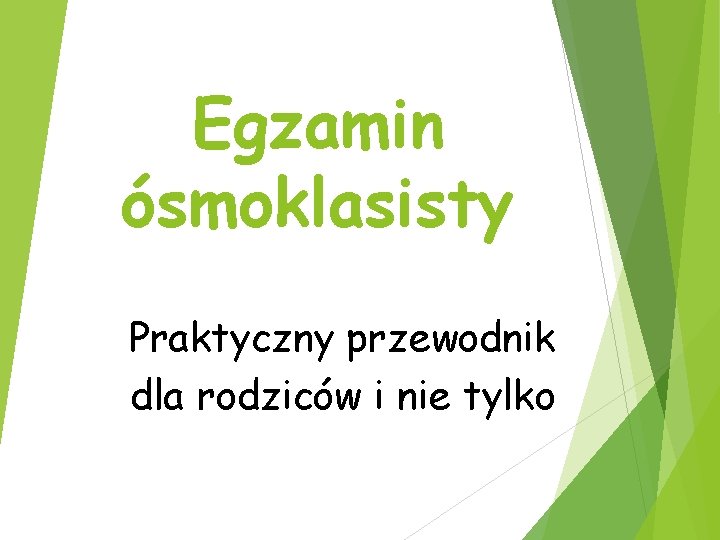 Egzamin Smoklasisty Praktyczny Przewodnik Dla Rodzicw I Nie Egzamin Smoklasisty Praktyczny Przewodnik Dla Rodzicw I Nie