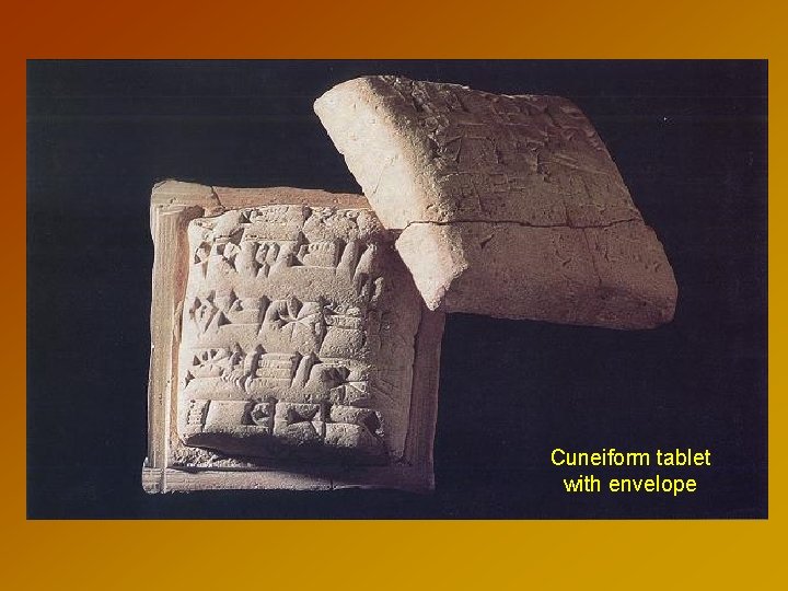 Cuneiform tablet with envelope 