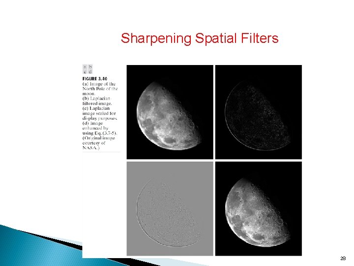 Sharpening Spatial Filters 28 