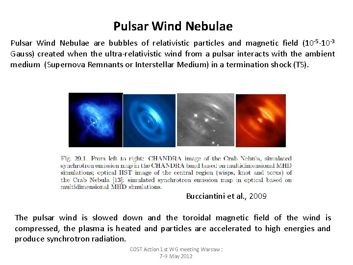 Pulsar Wind Nebulae are bubbles of relativistic particles and magnetic field (10 -5 -10