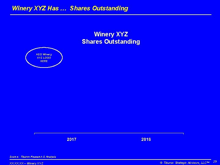 Winery XYZ Has … Shares Outstanding Winery XYZ Shares Outstanding ADD Winery XYZ LOGO