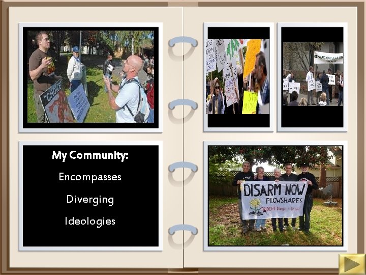 My Community: Encompasses Diverging Ideologies 