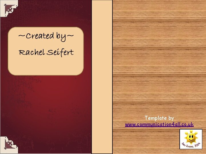 Template by www. communication 4 all. co. uk 