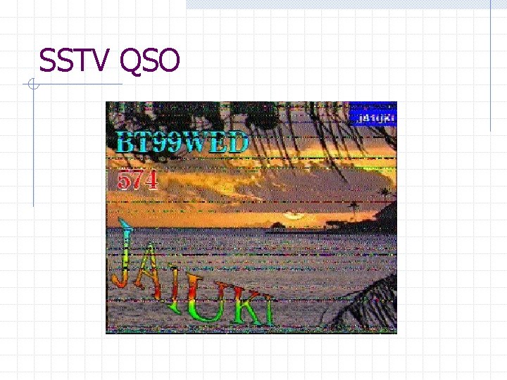 SSTV QSO 