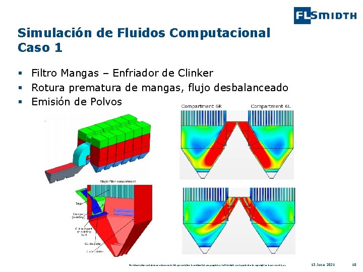 Simulación de Fluidos Computacional Caso 1 § Filtro Mangas – Enfriador de Clinker §