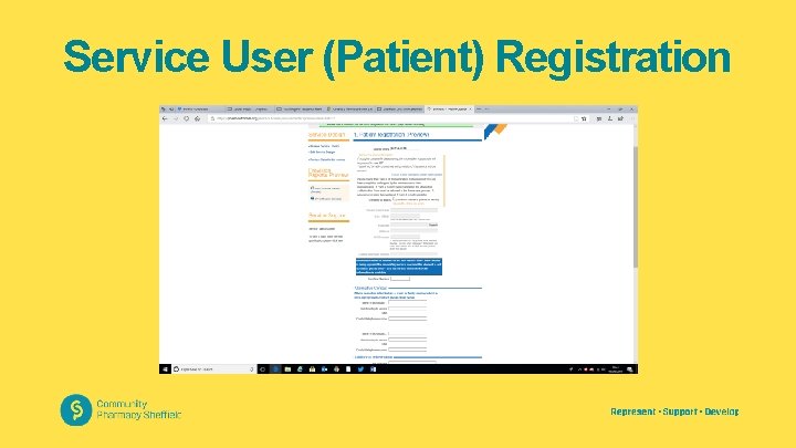 Service User (Patient) Registration 